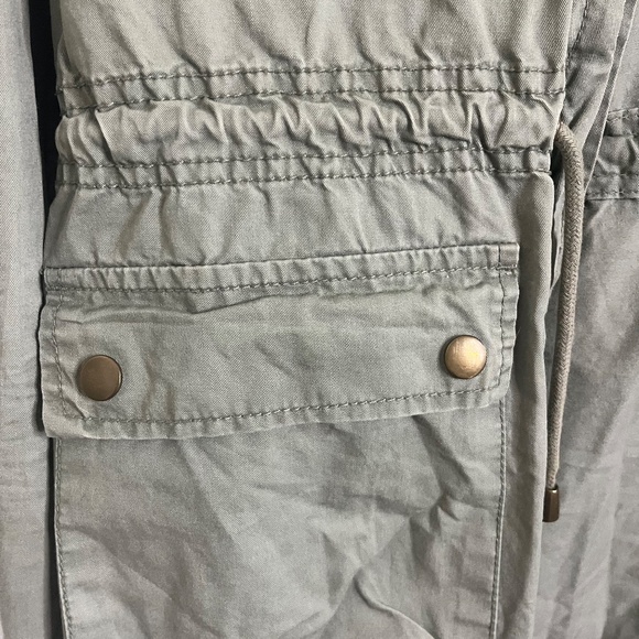 Life in Progress Olive Green Military Utility Jacket – Size M - Picture 9 of 16